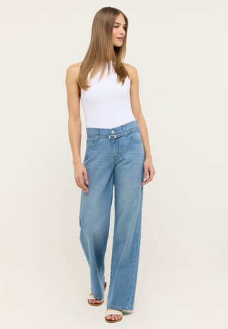 Angels Wide Leg Jeans in Blau