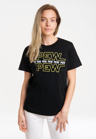 LOGOSHIRT Shirt in Black: front