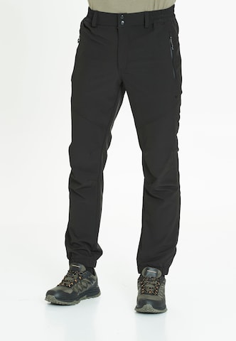 Whistler Regular Outdoor Pants 'ALON' in Black: front