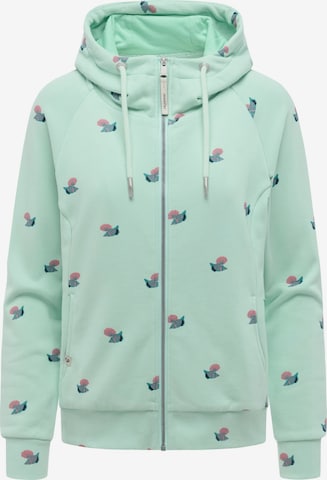 Giacca di felpa 'Fllawia Shells' di Ragwear in verde: frontale