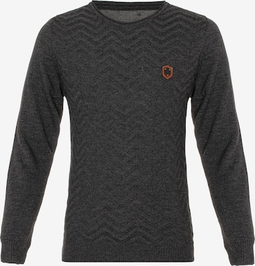 CIPO & BAXX Strickpullover in Grau: predná strana