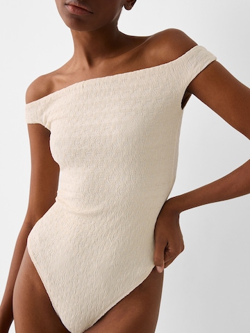 Bershka Body in Beige