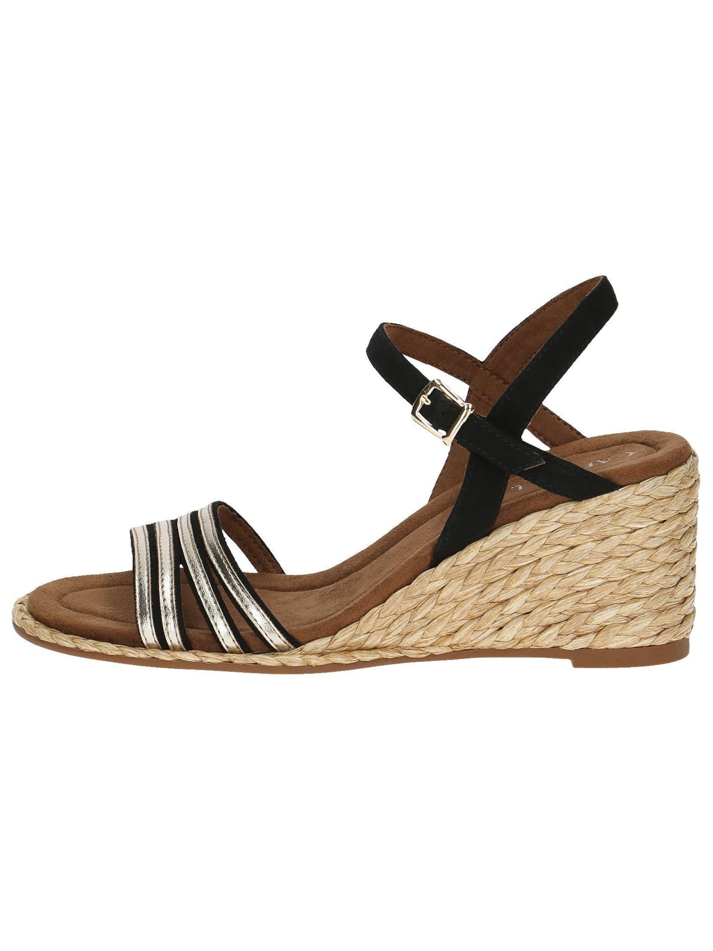 CAPRICE Sandale in Schwarz