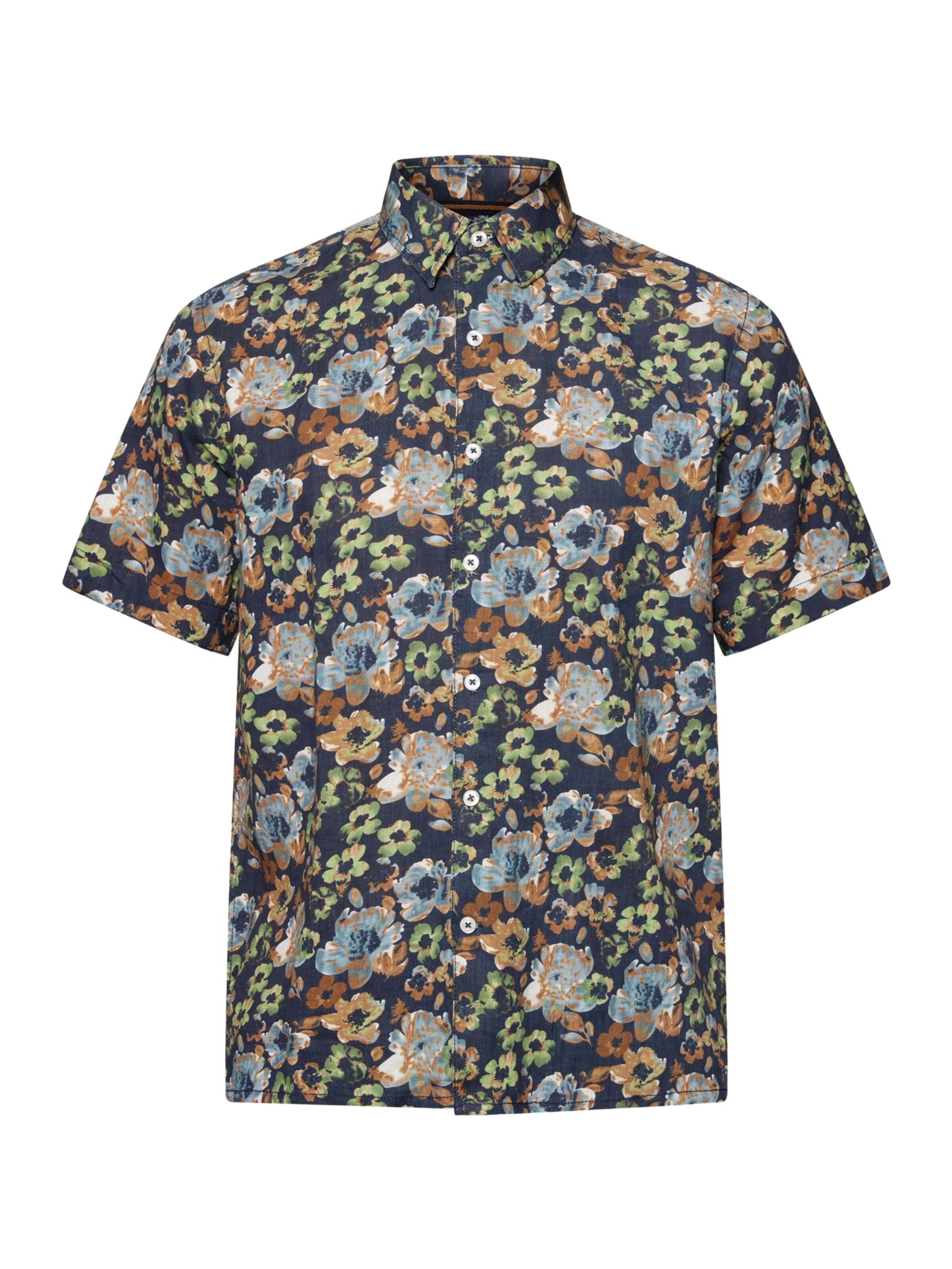 Signal Regular Fit Paita 'Hugo' värissä sininen: etupuoli