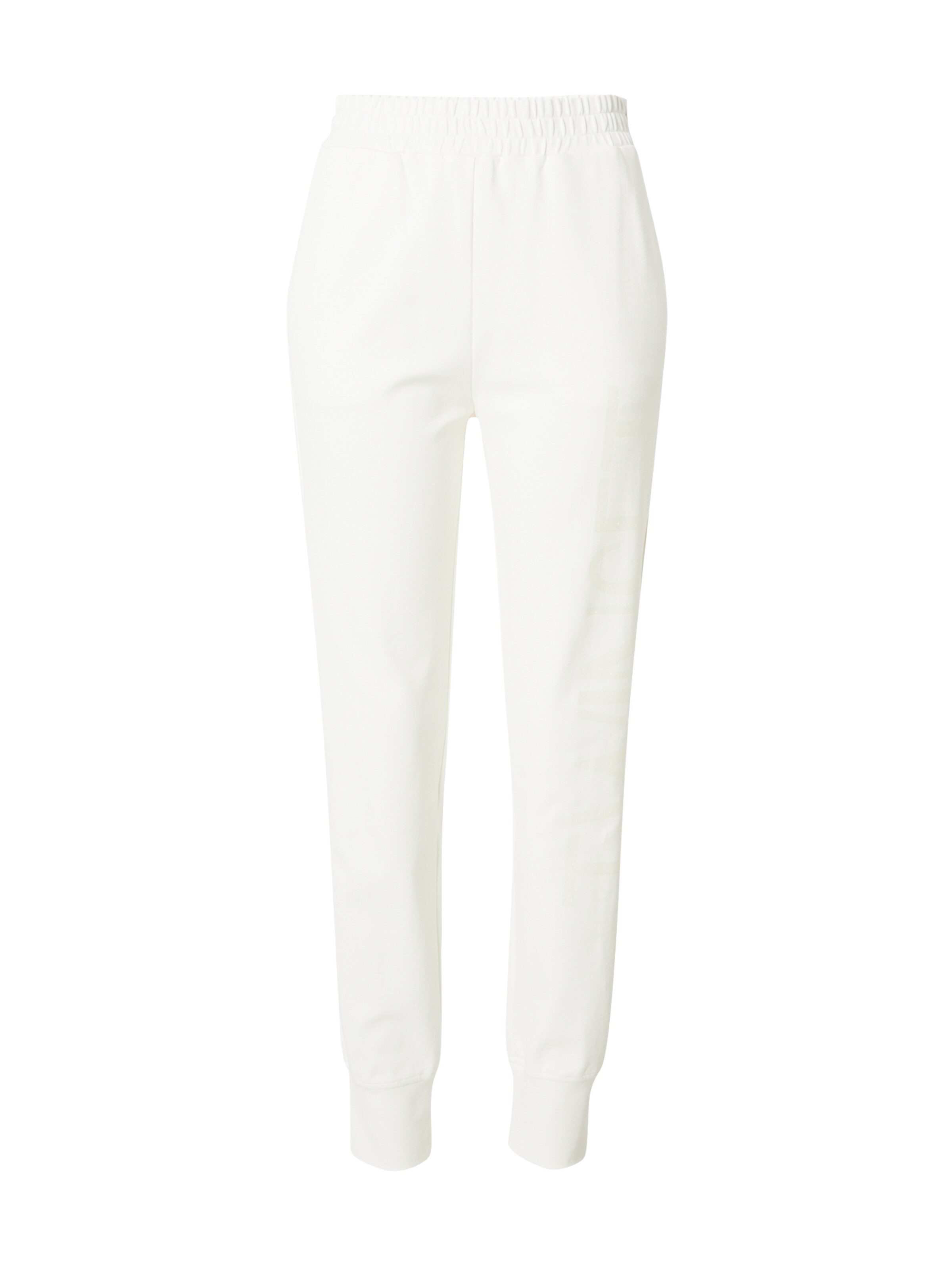 Twinset Tapered Broek in Wit: voorkant