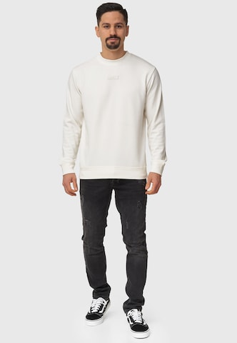 INDICODE JEANS Sweatshirt 'Baxter' in Wit