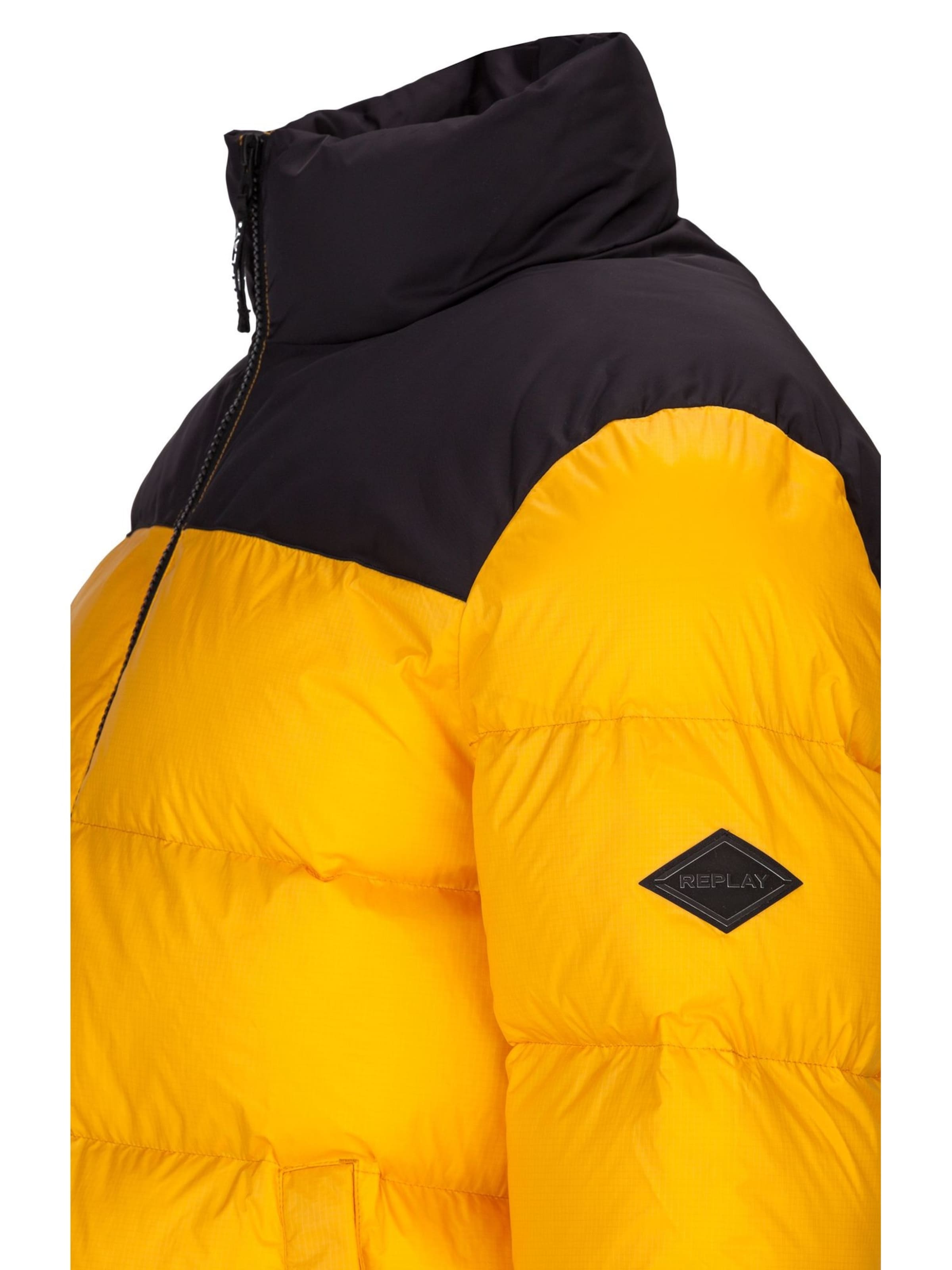 REPLAY Winter Jacket in Yellow