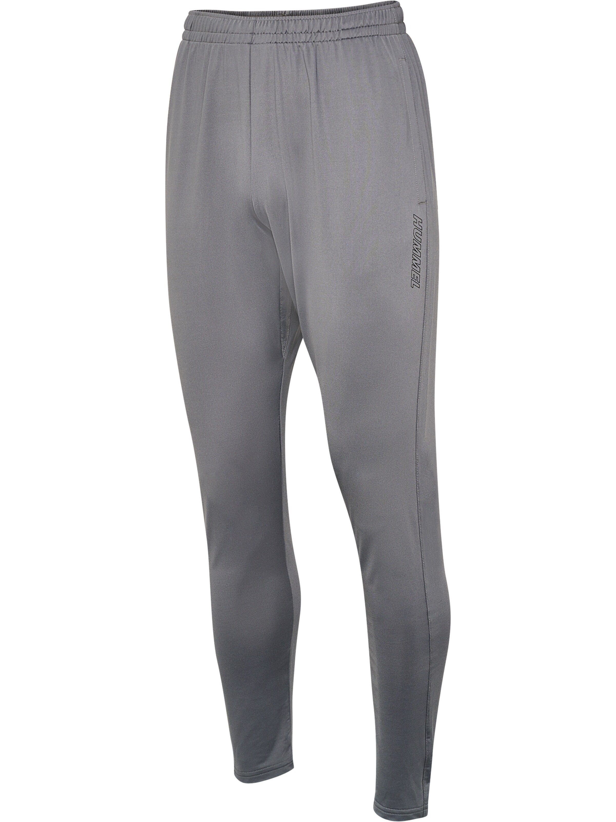 Hummel Tapered Workout Pants 'Te Strength' in Grey