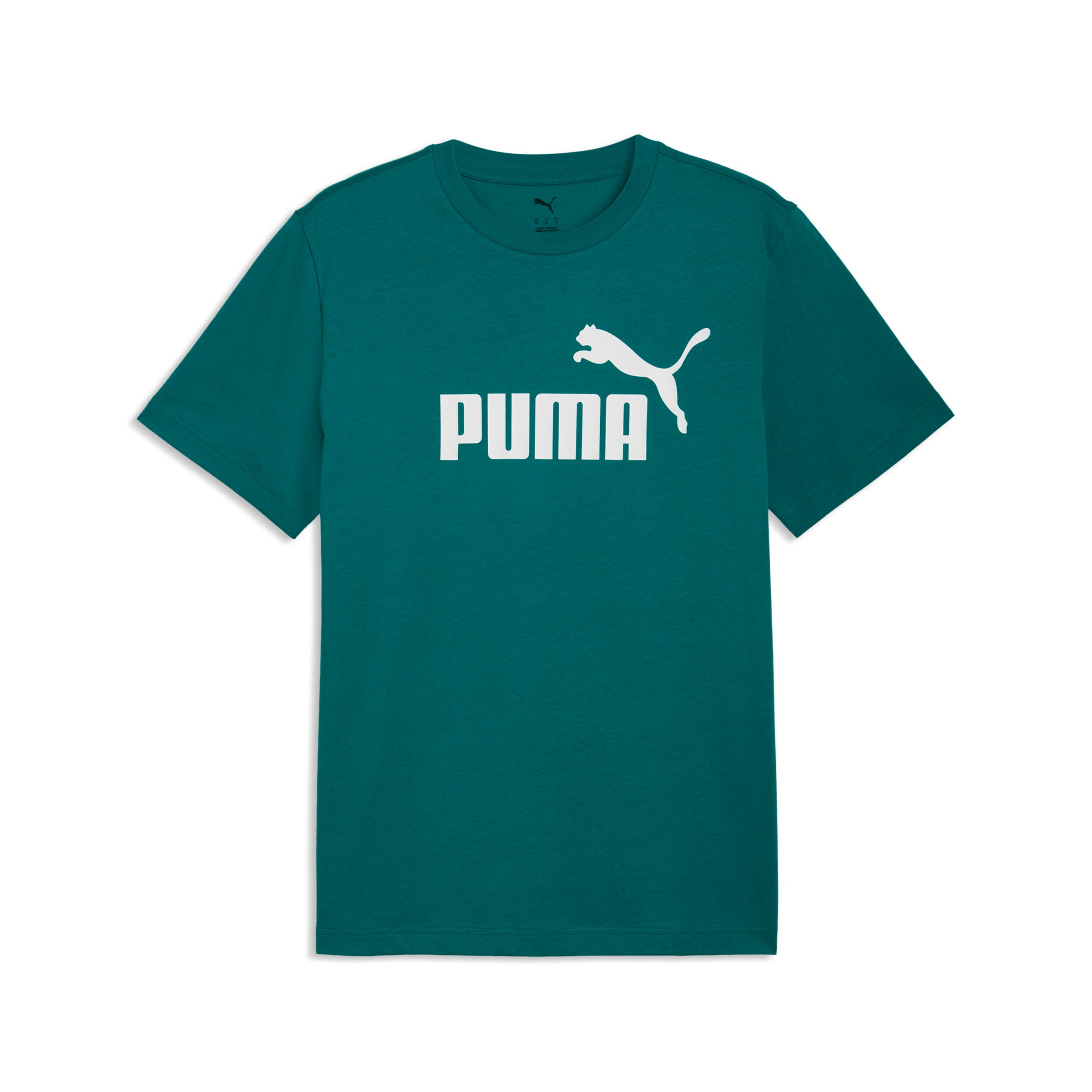 PUMA Shirt 'Ess No. 1' in Green: front