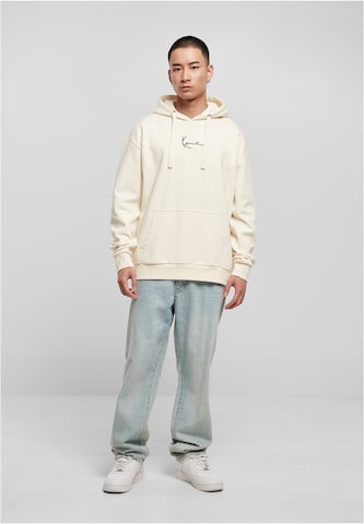 Karl Kani Sweatshirt 'KM-HD011-003-06 KK Small Signature' in Wit