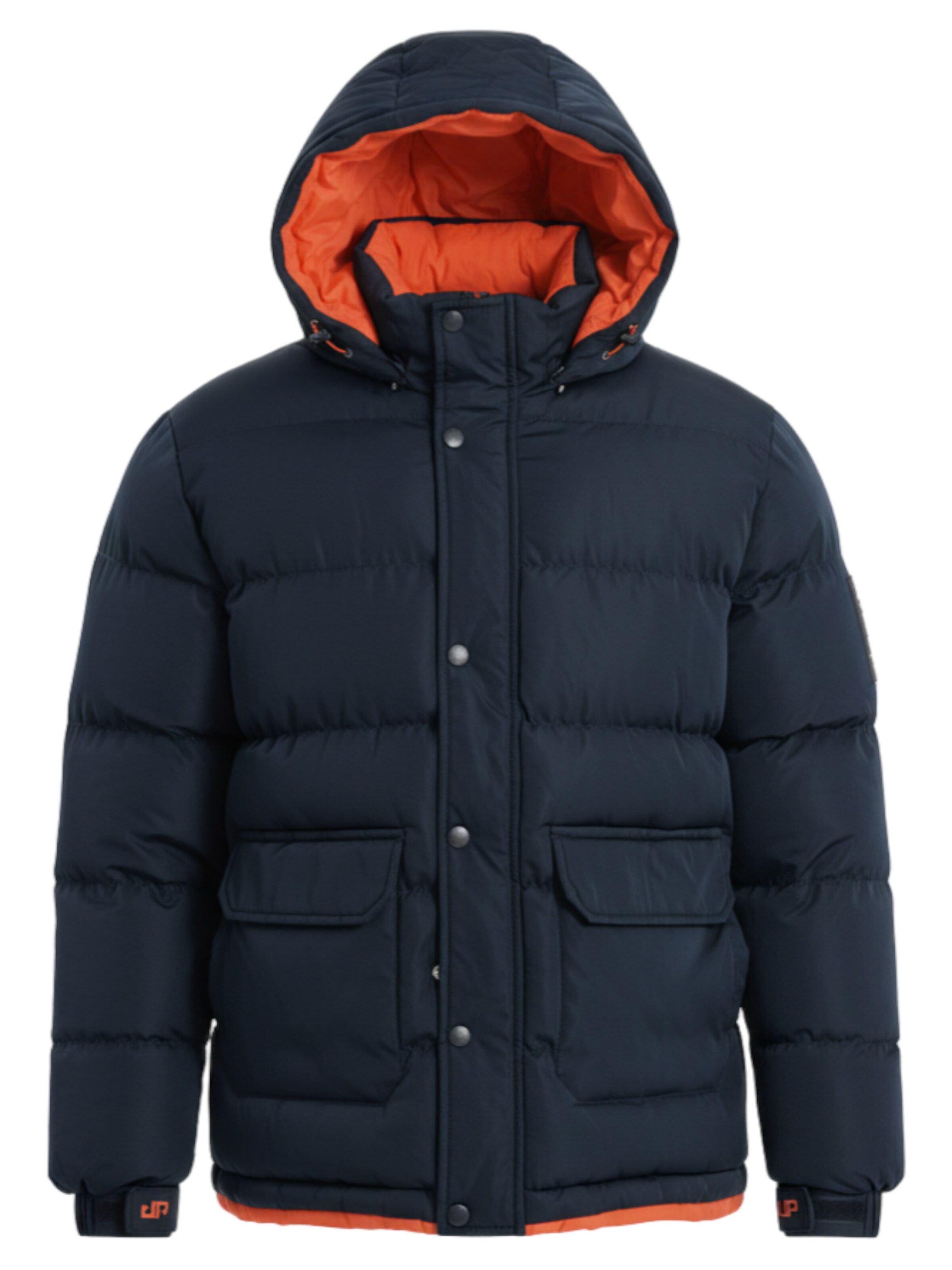 Ombre Winter jacket 'OM-JAHP-0208' in Blue: front