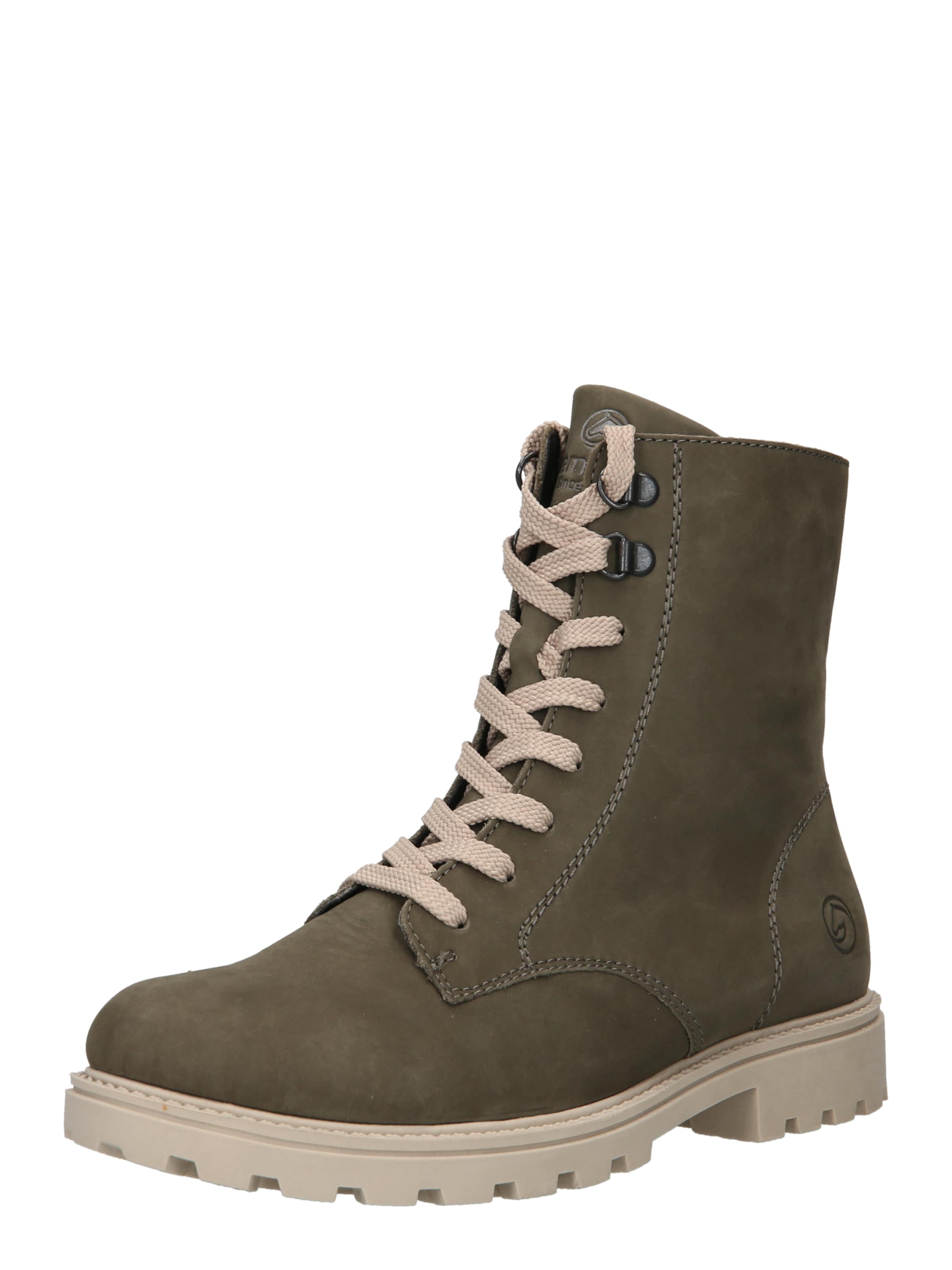 REMONTE Veterlaarsjes in Groen: voorkant