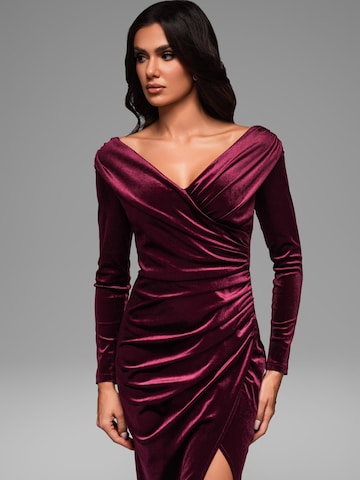 Ombre Evening dress in Red