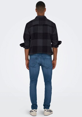 Only & Sons Slimfit Jeans in Blau