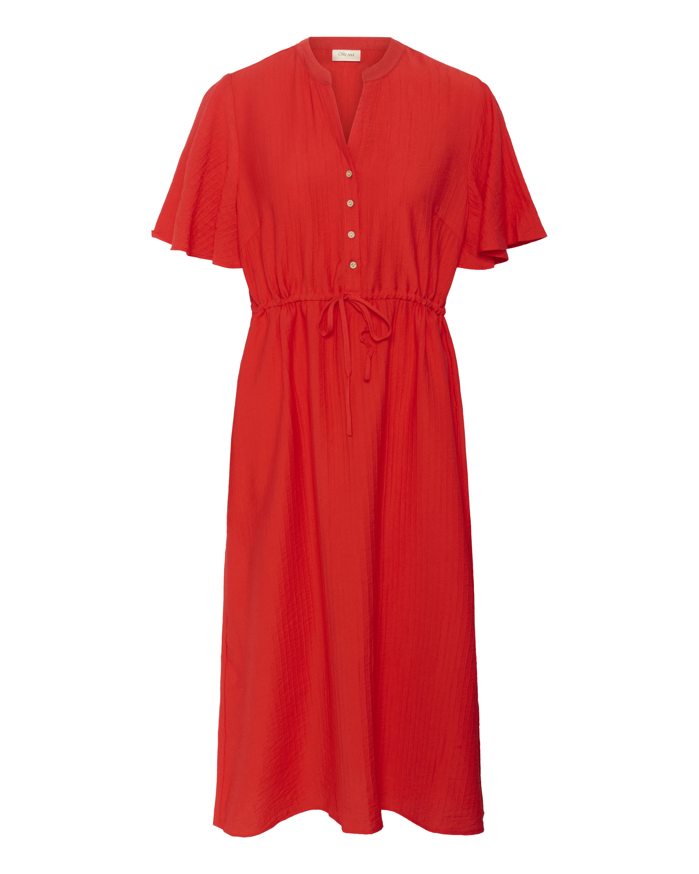 Robe-chemise 'Lori' Cream en rouge : devant
