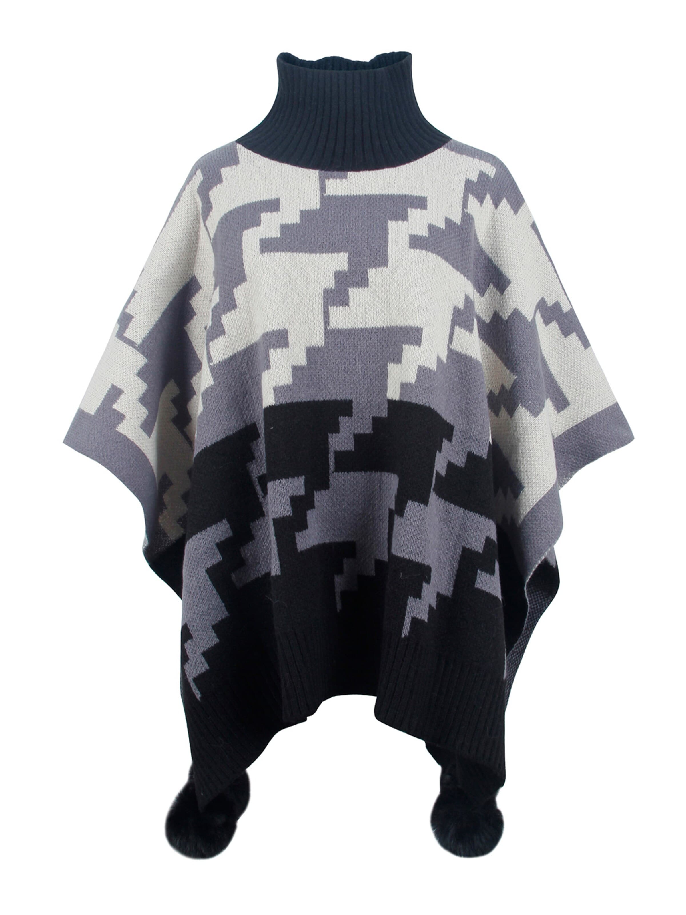 Vivi Idee Cape in Blue: front