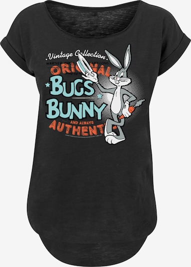 F4NT4STIC T-shirt 'Looney Tunes Vintage Bugs Bunny' en turquoise / gris / orange / noir / blanc, Vue avec produit