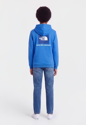 THE NORTH FACE Спортен суитшърт 'TEEN EVOLUTION' в синьо: отпред