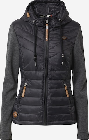 Veste mi-saison 'Lucinda' Ragwear en noir : devant