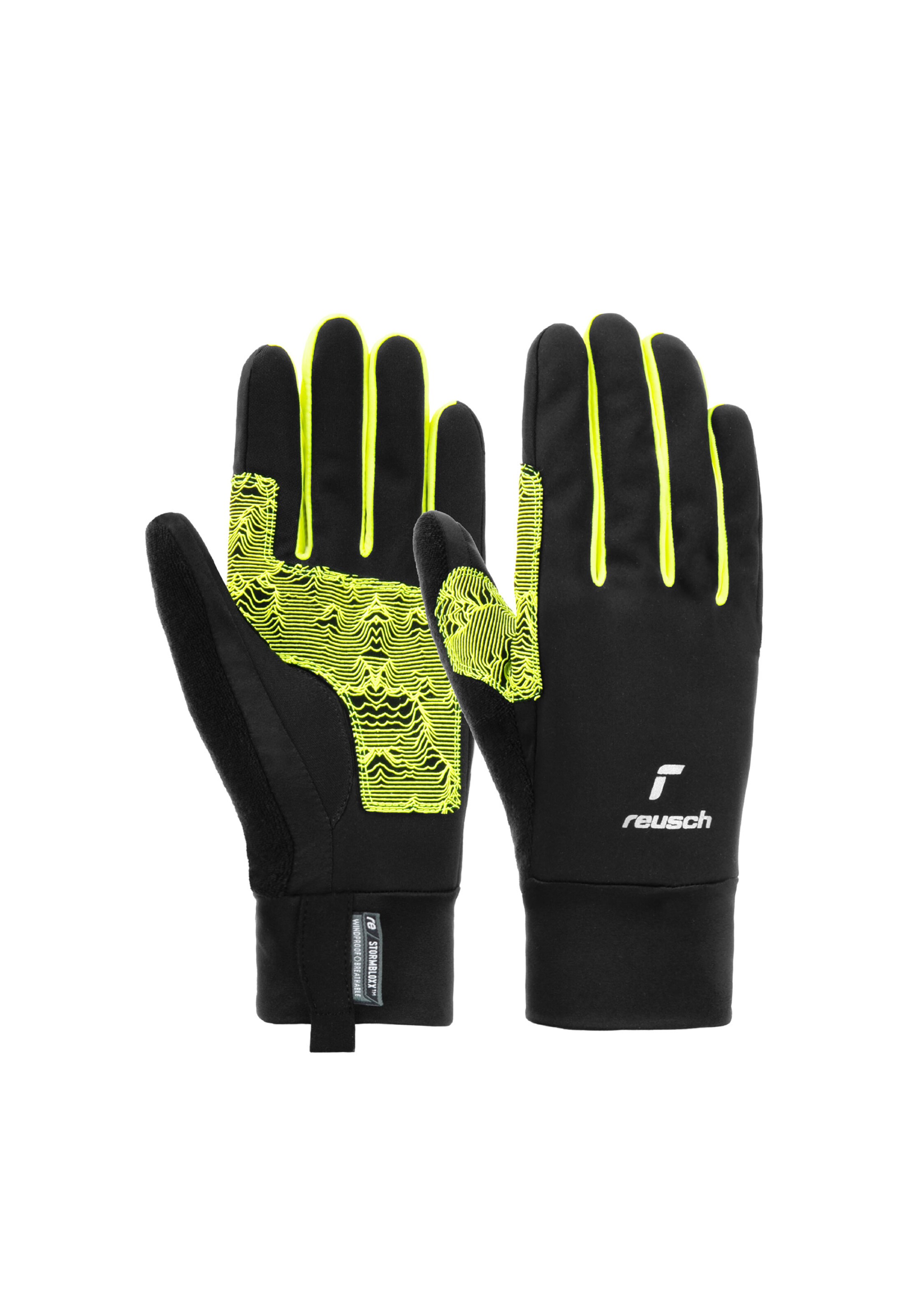 Reusch Arien Stormbloxx Touch-Tec - Gants Coupe-Vent Imperméables Tactiles, Ski De Fond, Course, Vélo, Randonnée Hiver