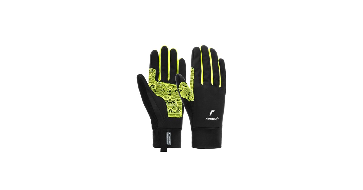 Reusch Arien Stormbloxx Touch-Tec - Gants Coupe-Vent Imperméables Tactiles, Ski De Fond, Course, Vélo, Randonnée Hiver