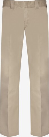 DICKIES Regular Bukse med press '873' i beige: forside