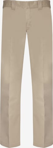 DICKIES Regular Pleated Pants '873' in Beige: front