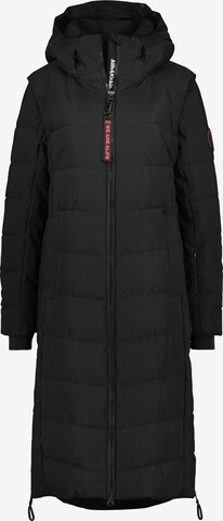 Alife and Kickin Winter Coat 'Nelly' in Black: front