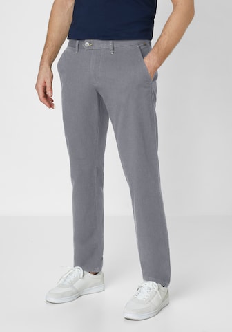 REDPOINT Slim fit Chino Pants 'Jasper' in Grey: front