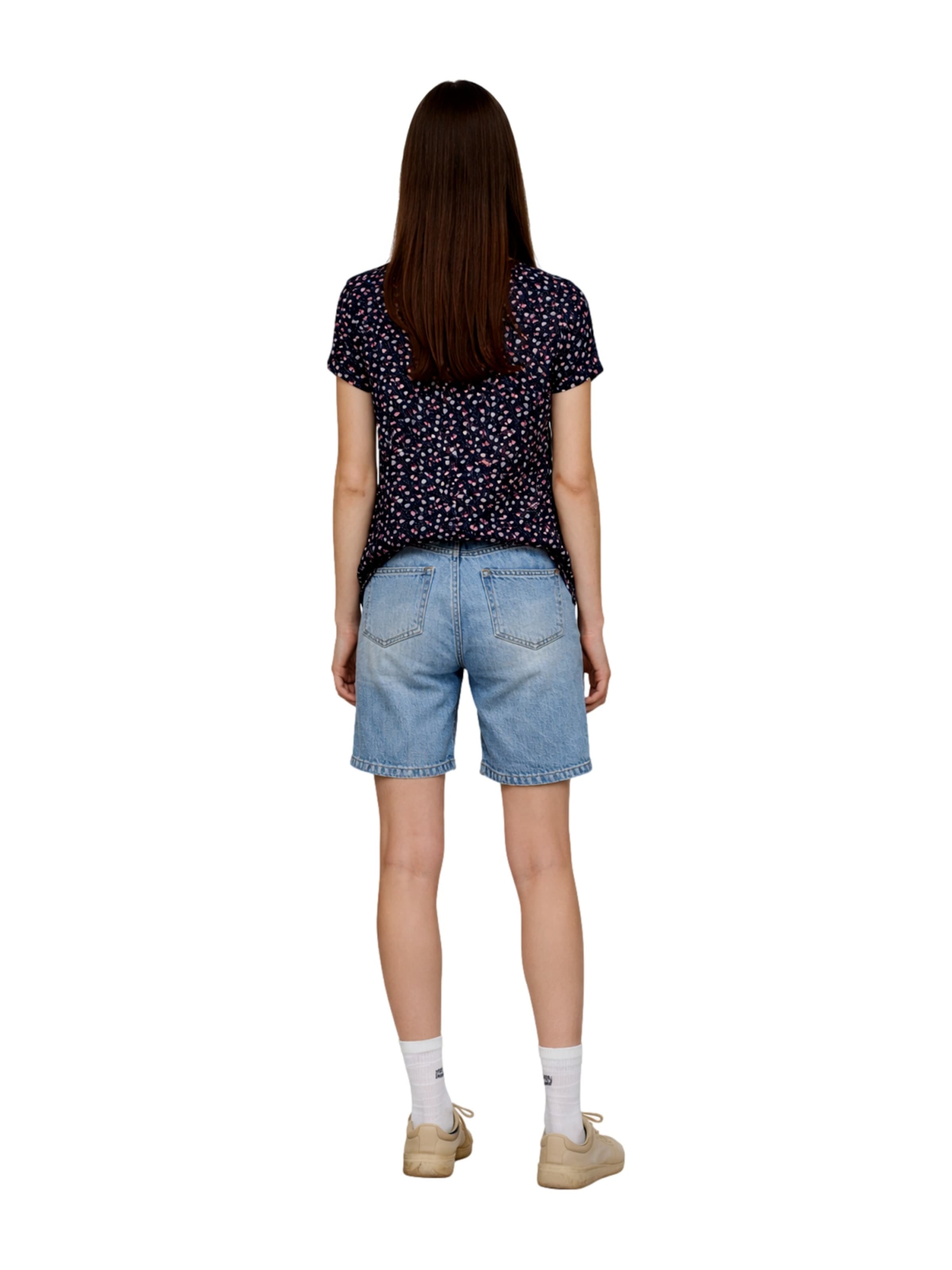 TOM TAILOR Bluse in Blau
