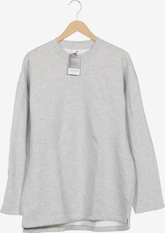 FRUIT OF THE LOOM Sweatshirt & Zip-Up Hoodie in XXL in Grey: front