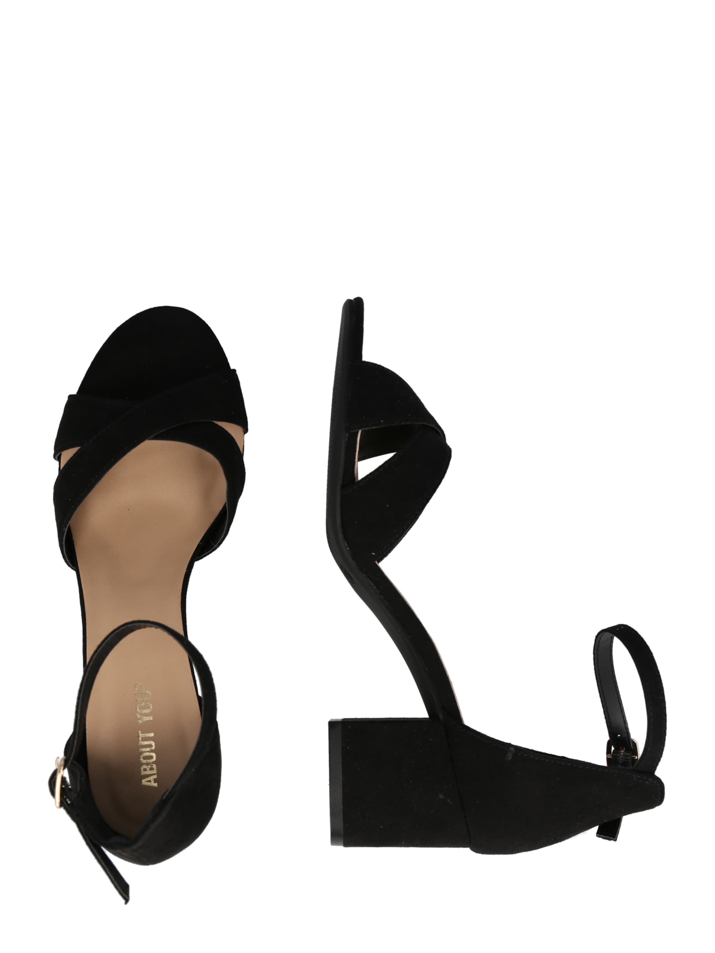 ABOUT YOU Sandals 'Dina' in Black