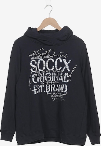 Soccx Kapuzenpullover XXL in Blau: Vorderseite