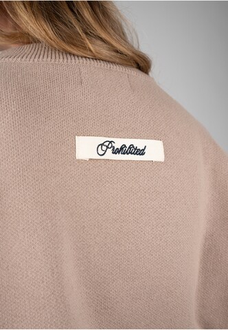 Pull-over 'Academy' Prohibited en beige