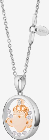 Astra Kette 'CLADDAGH HEART' in Silber