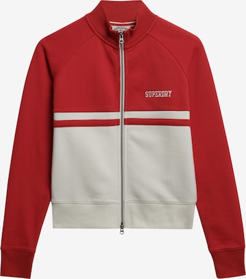 Vestes d’entraînement Superdry en rouge : devant