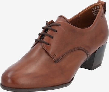TAMARIS Lace-Up Shoes '23305' in Brown: front