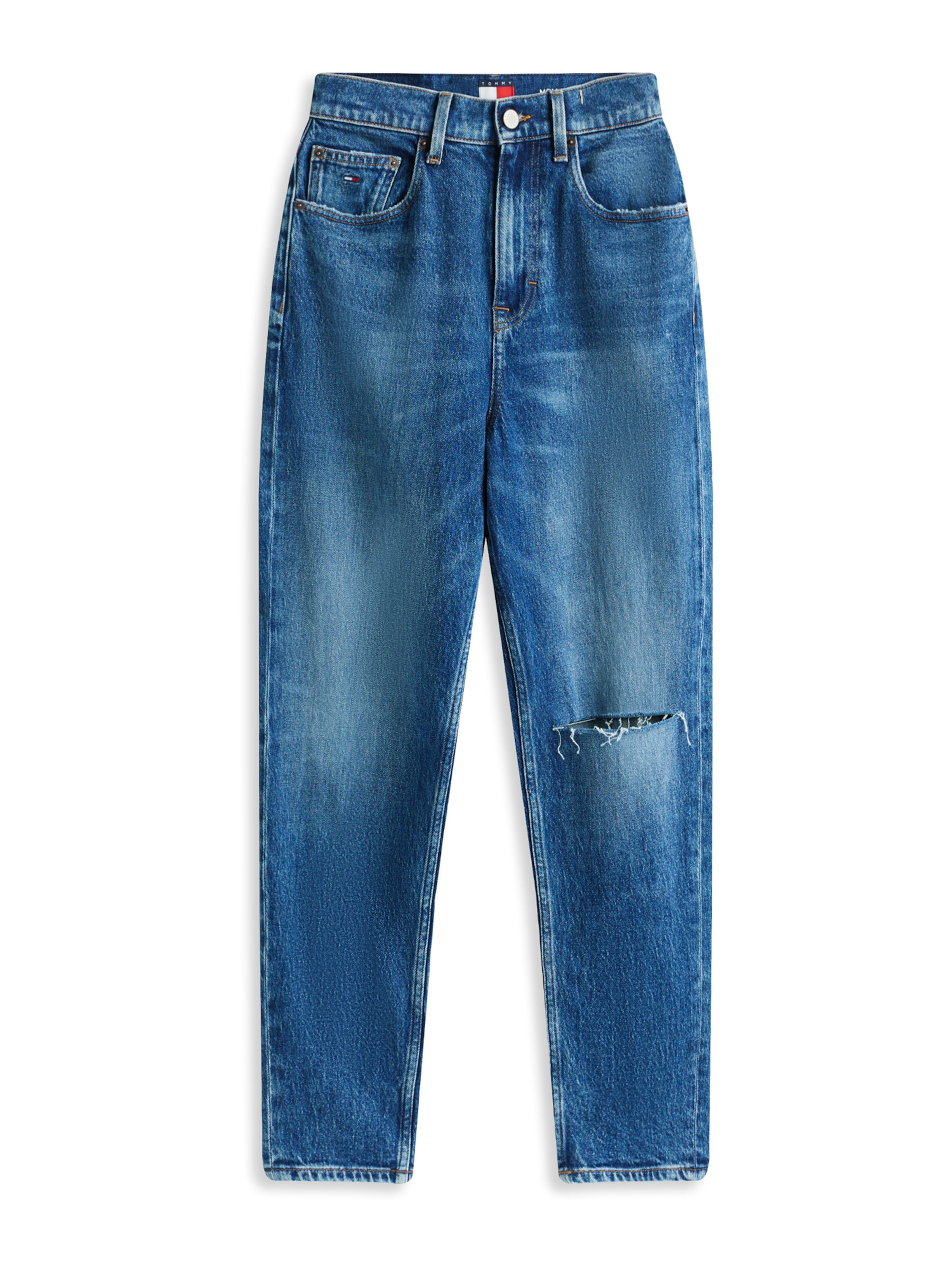 Tommy Jeans Zúžený Džíny – modrá: přední strana