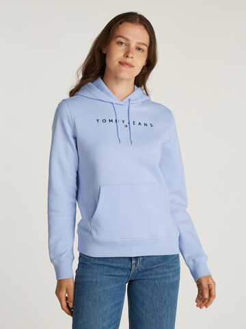 mėlyna Tommy Jeans Megztinis be užsegimo: priekis