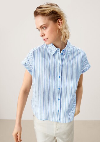 QS Bluse in Blau: predná strana