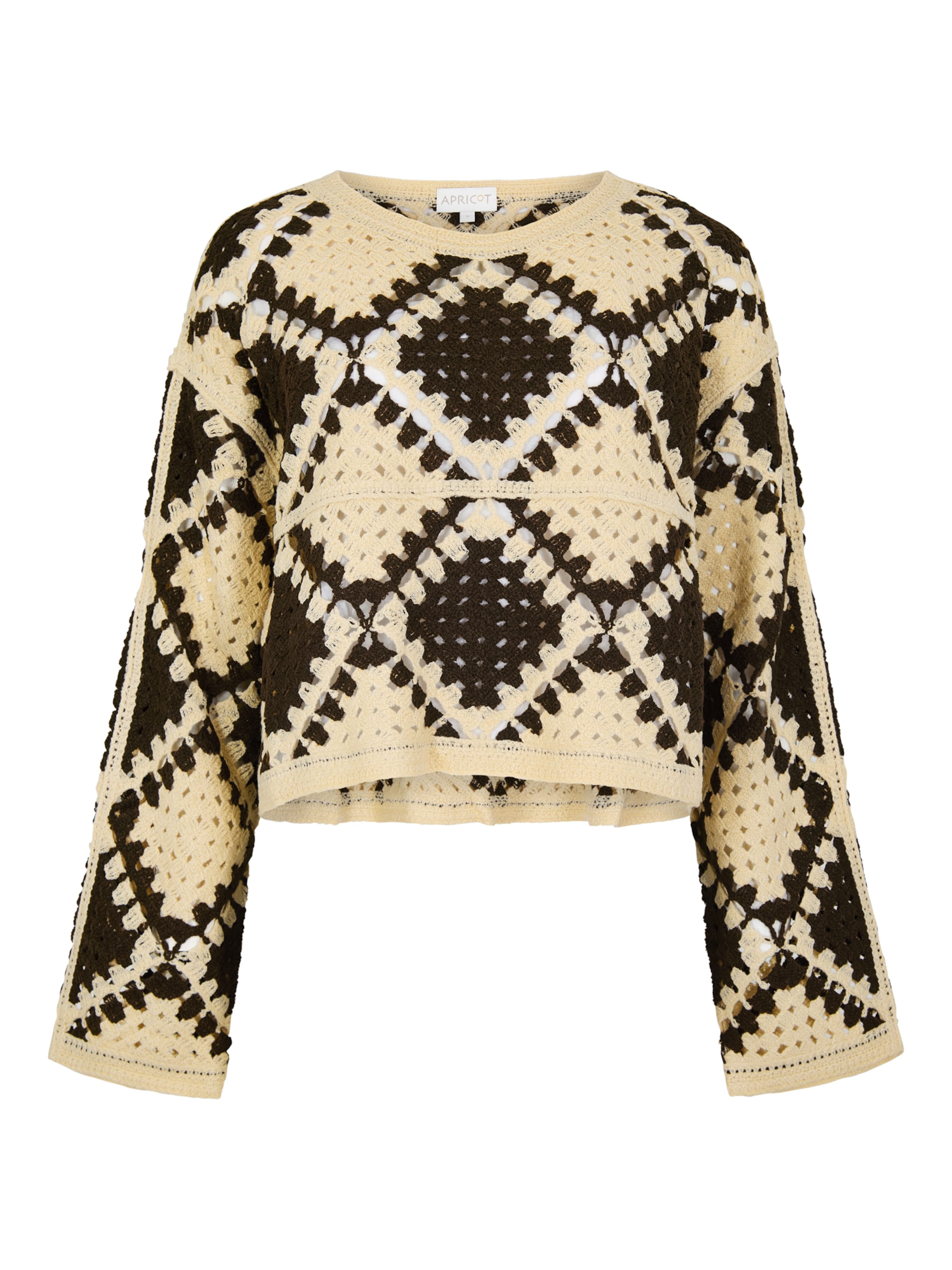 Pull-over ' ' Apricot en gris : devant