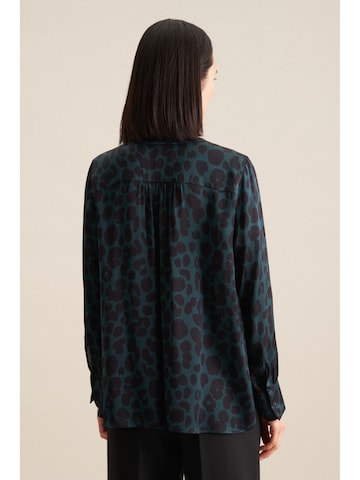 SEIDENSTICKER Blouse 'Schwarze Rose' in Groen