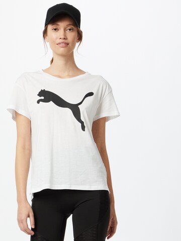 PUMA Funktionsbluse i hvid: forside