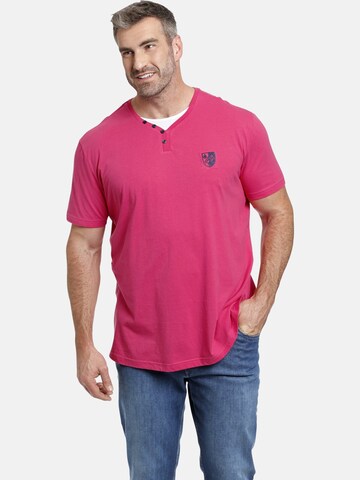 T-Shirt 'Earl Erian' Charles Colby en rose : devant