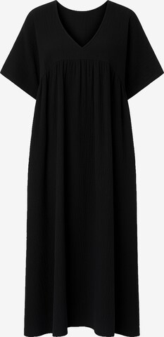 Robe Elara en noir : devant