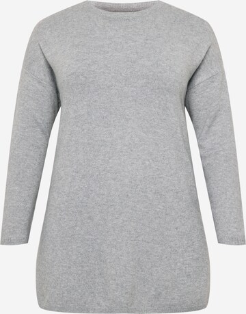 Pullover 'Brilliant' di Vero Moda Curve in grigio: frontale