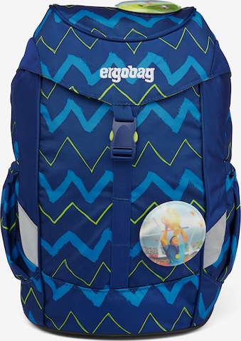ergobag Backpack in Blue: front