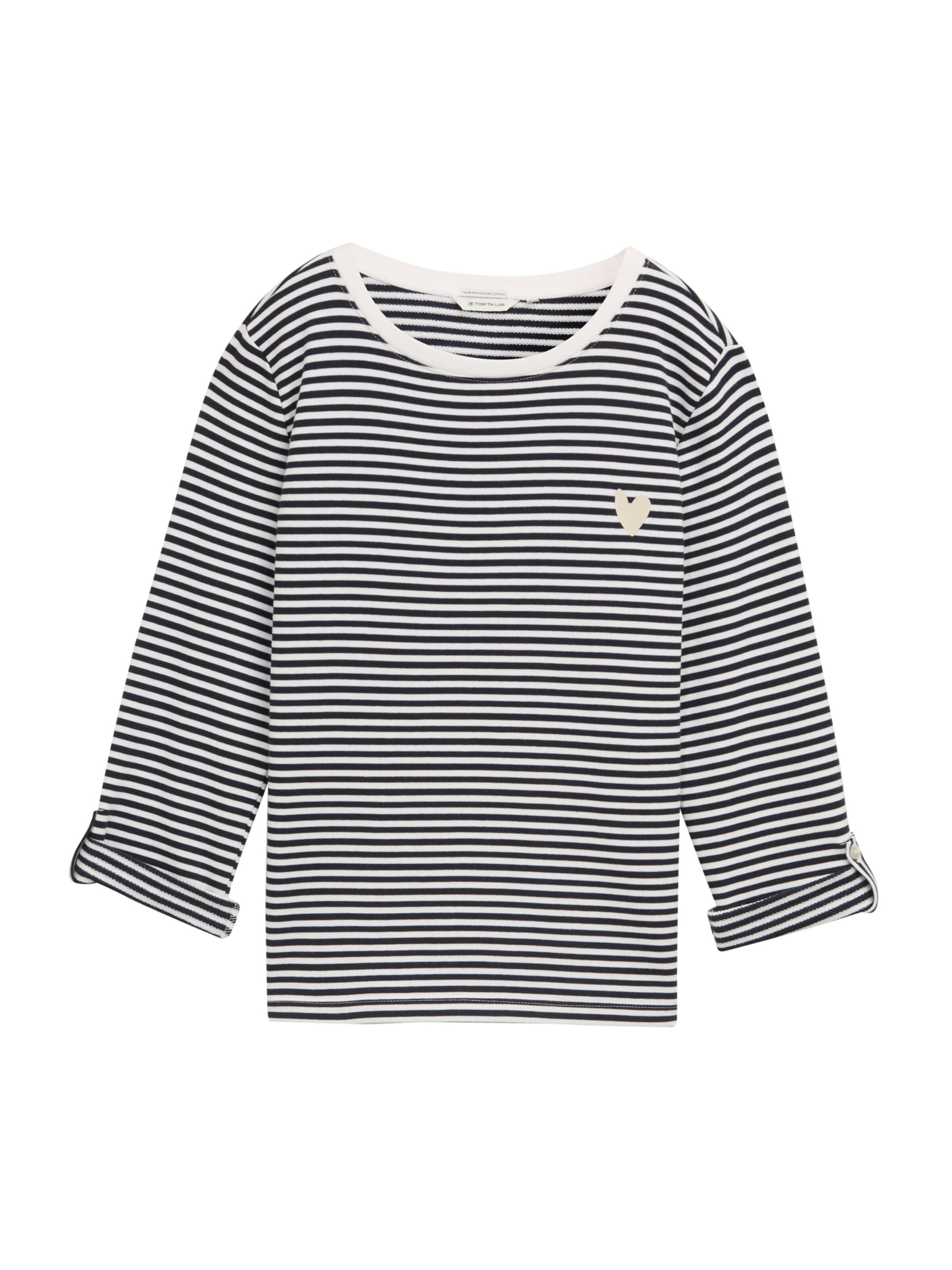 Sweat-shirt TOM TAILOR en bleu : devant