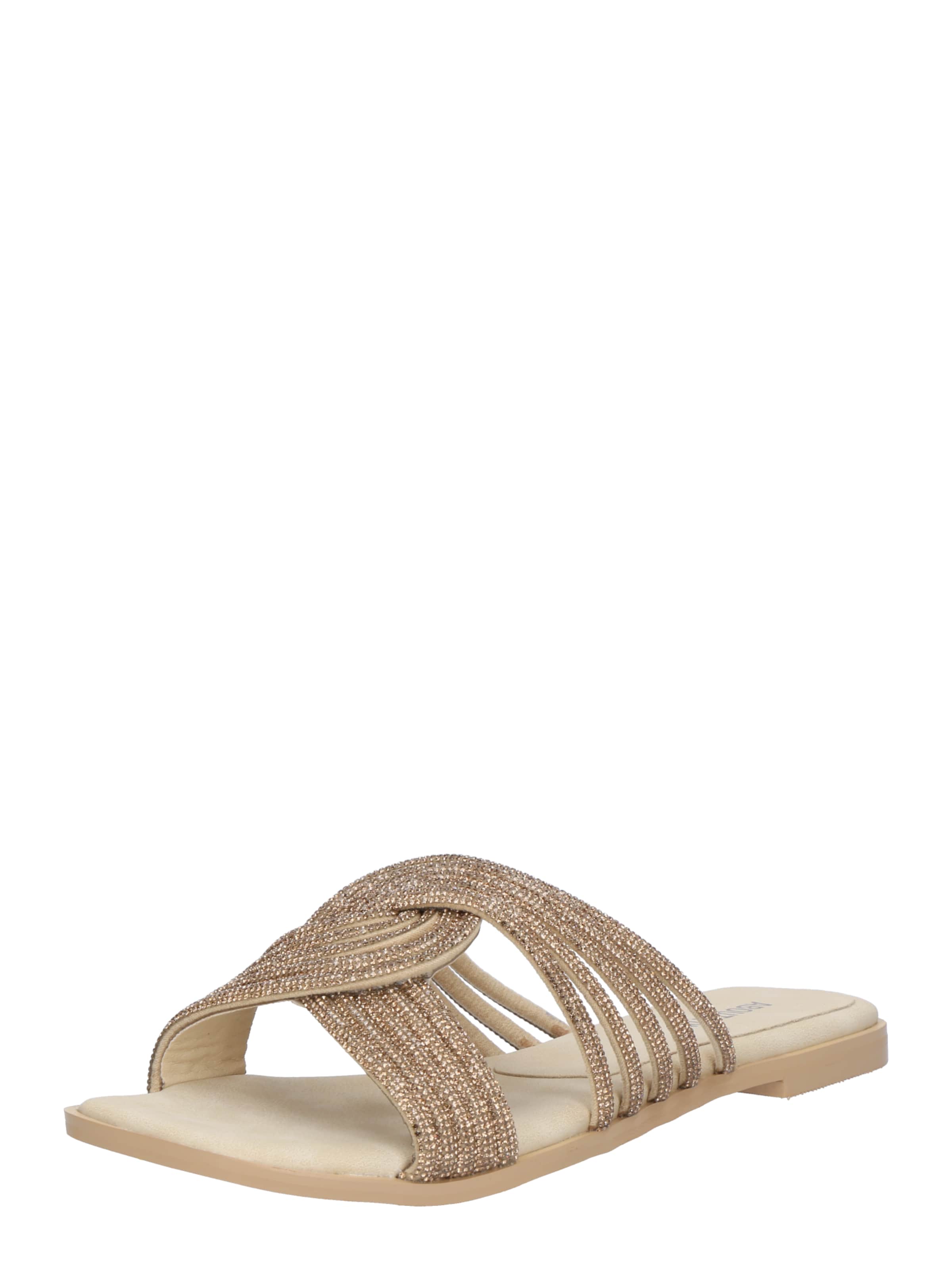 ABOUT YOU Sandały z rzemykami &#x27;Ceylin&#x27; w kolorze złoty: przód