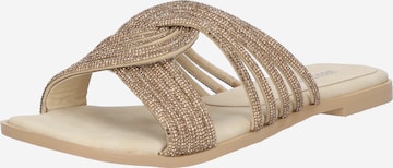 ABOUT YOU Sandal 'Ceylin' in Gold: front